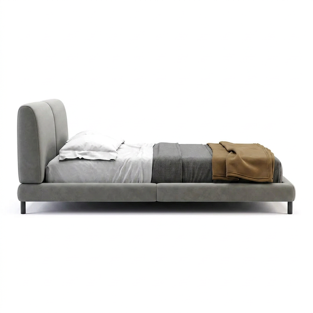 Bed LB103 side view on white background