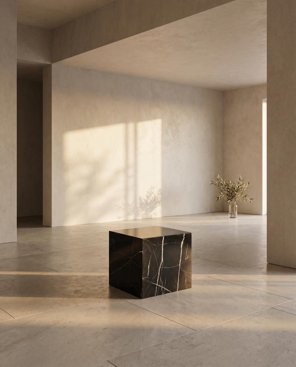 Side Table ST106 in a warm neutral interior