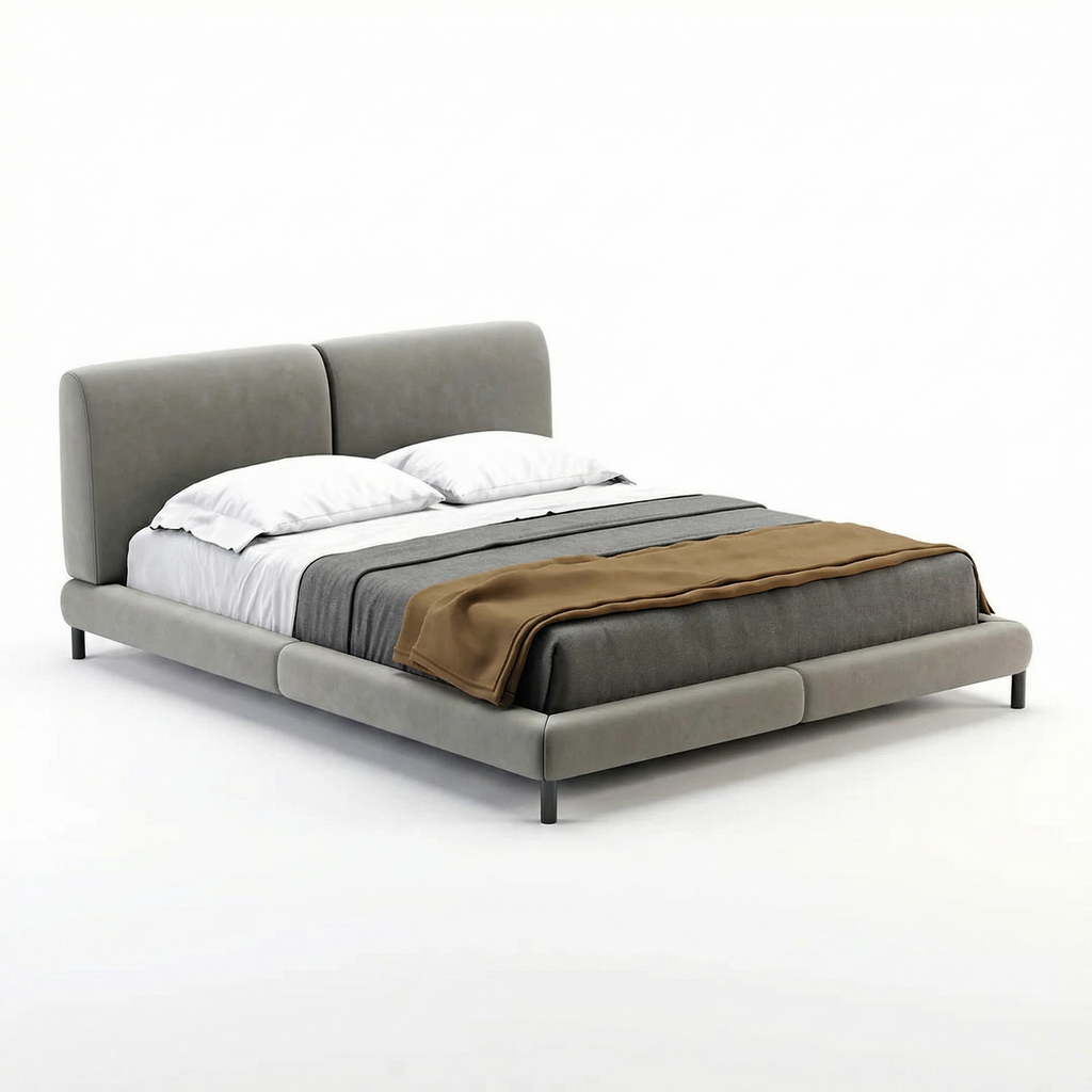 Bed LB103 three-quarter view on white background