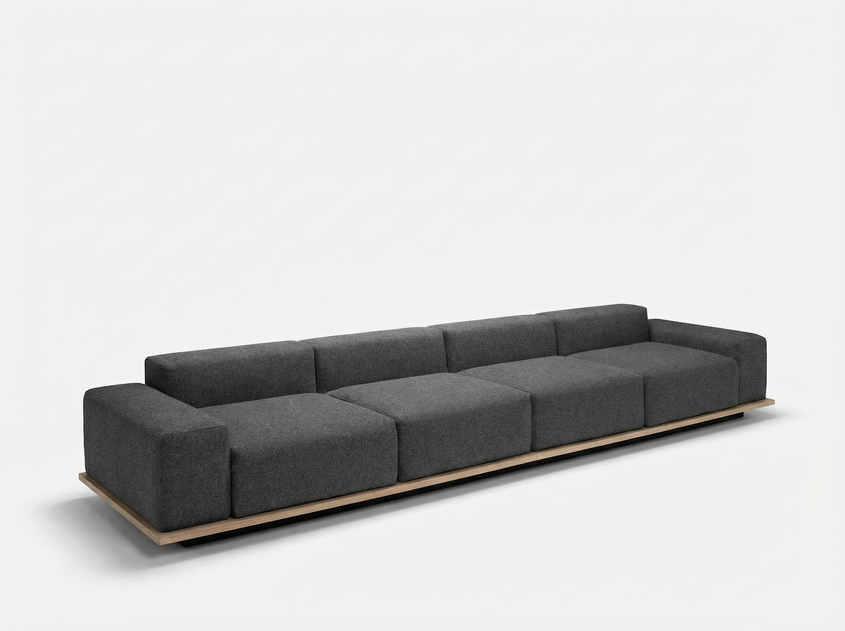 Sofa-LS106 proportions and dimensions — Lanott