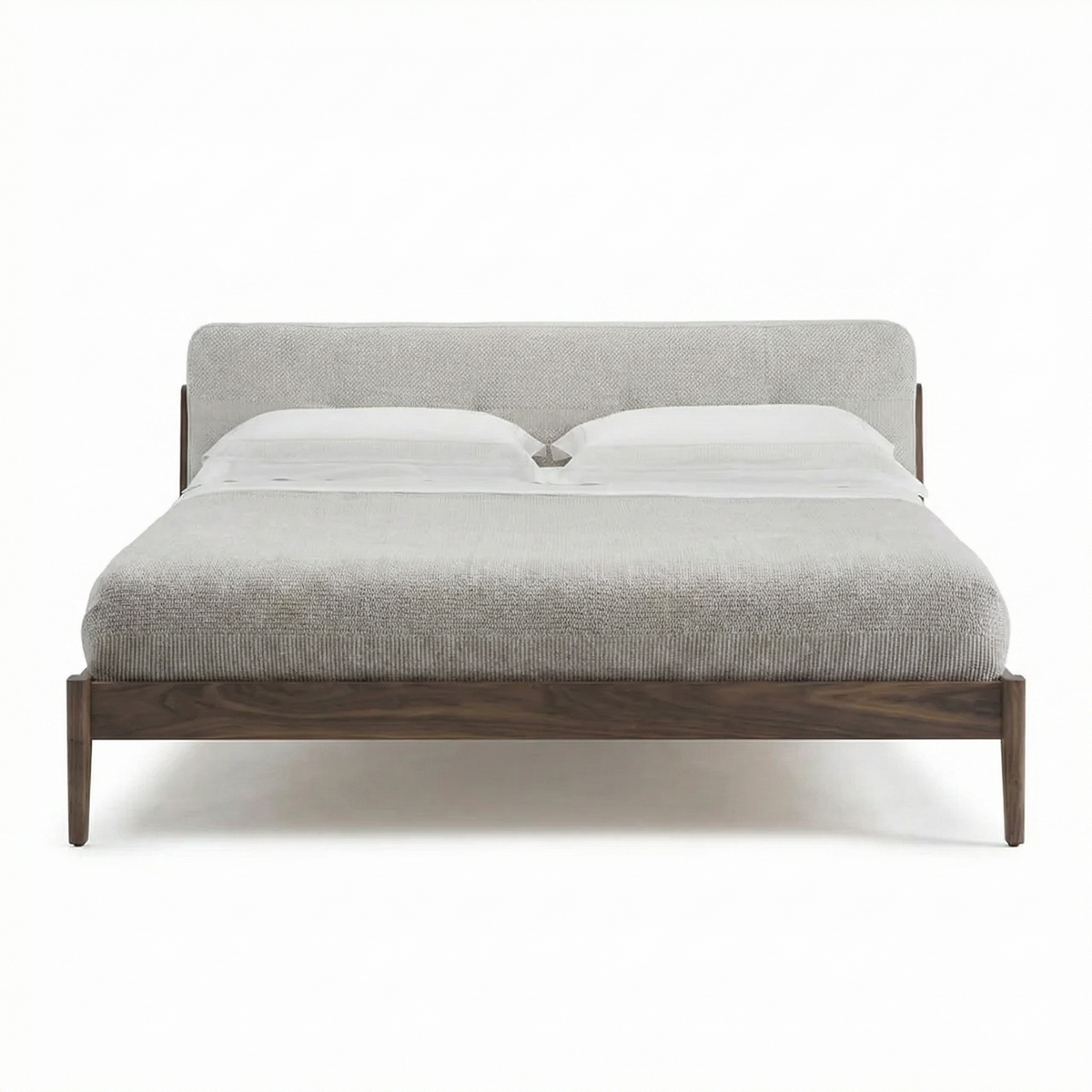Bed B126 front view on white background