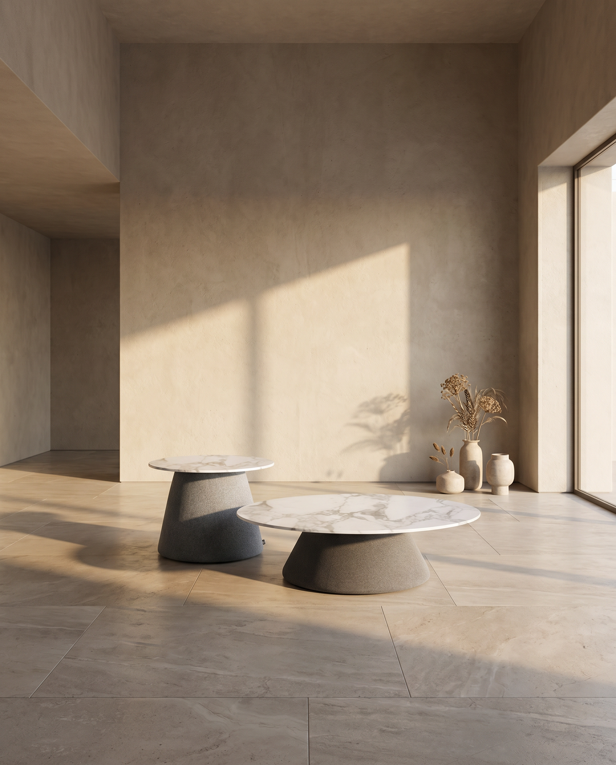 Table Set TS102 in a warm neutral interior