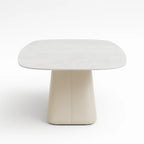 Dining Table DT101 three-quarter view on white background