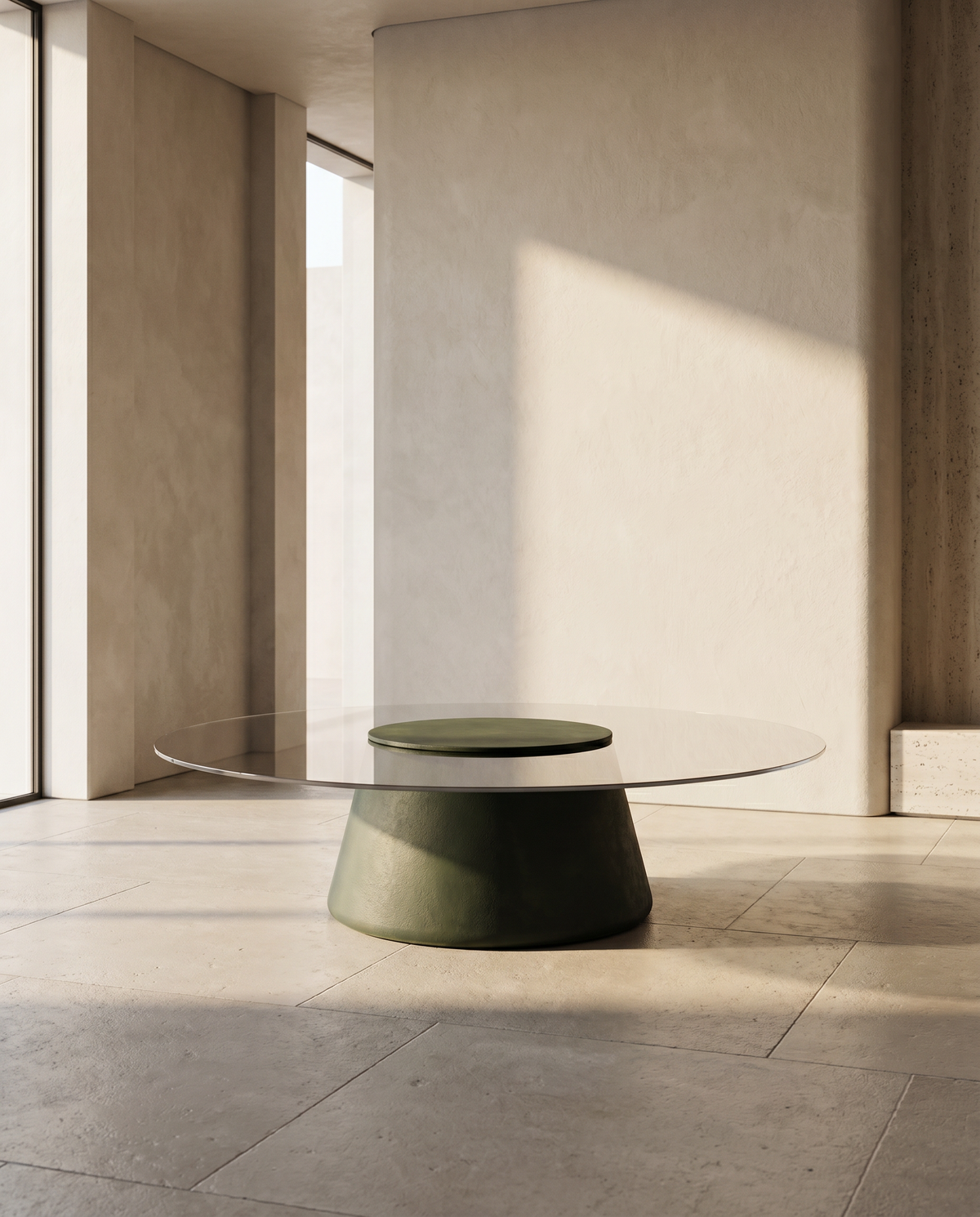 Coffee Table CT103 in a warm neutral interior