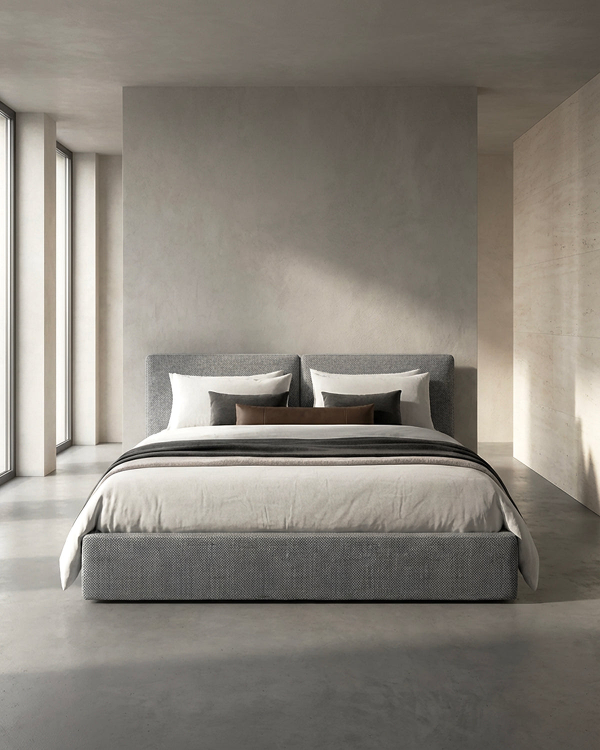Bed B107 in a contemporary bedroom