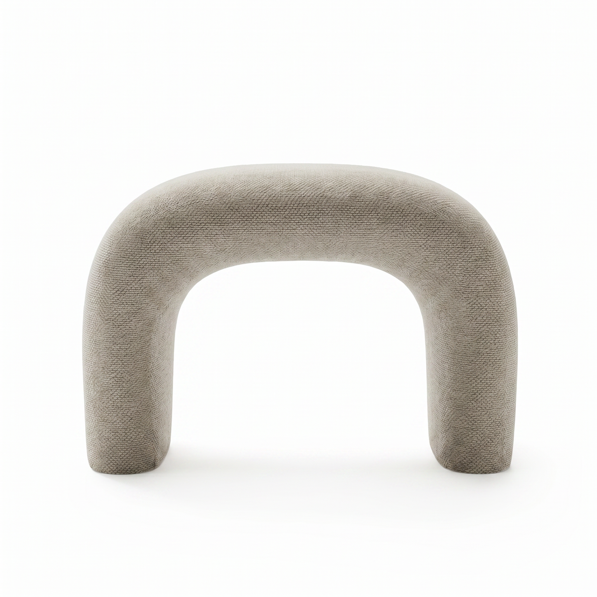 Pouf P101 front view on white background