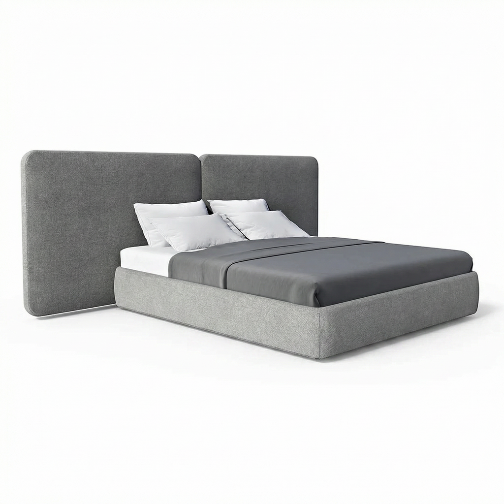 Bed LB101 three-quarter view on white background