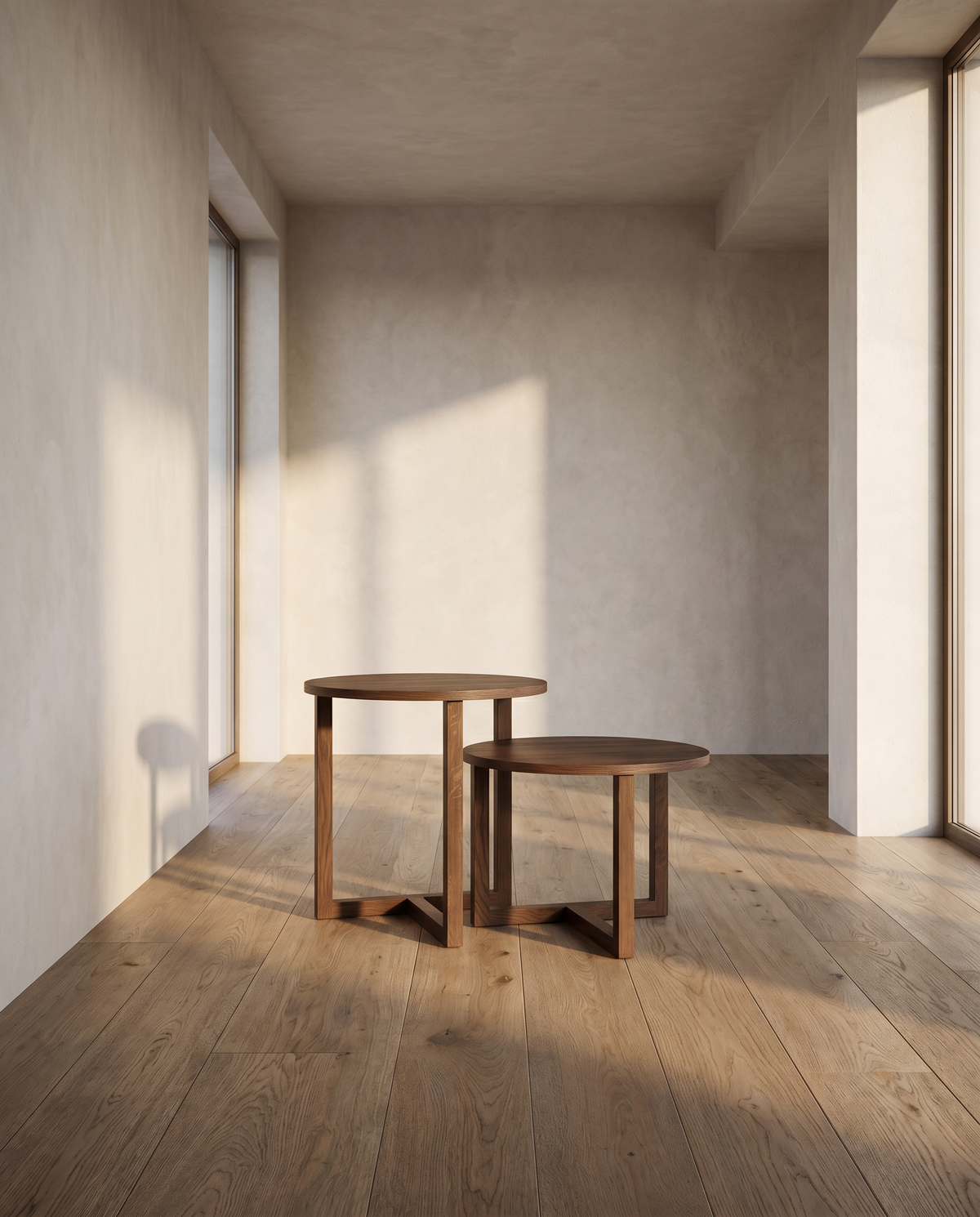 Table Set TS121 in a warm neutral interior