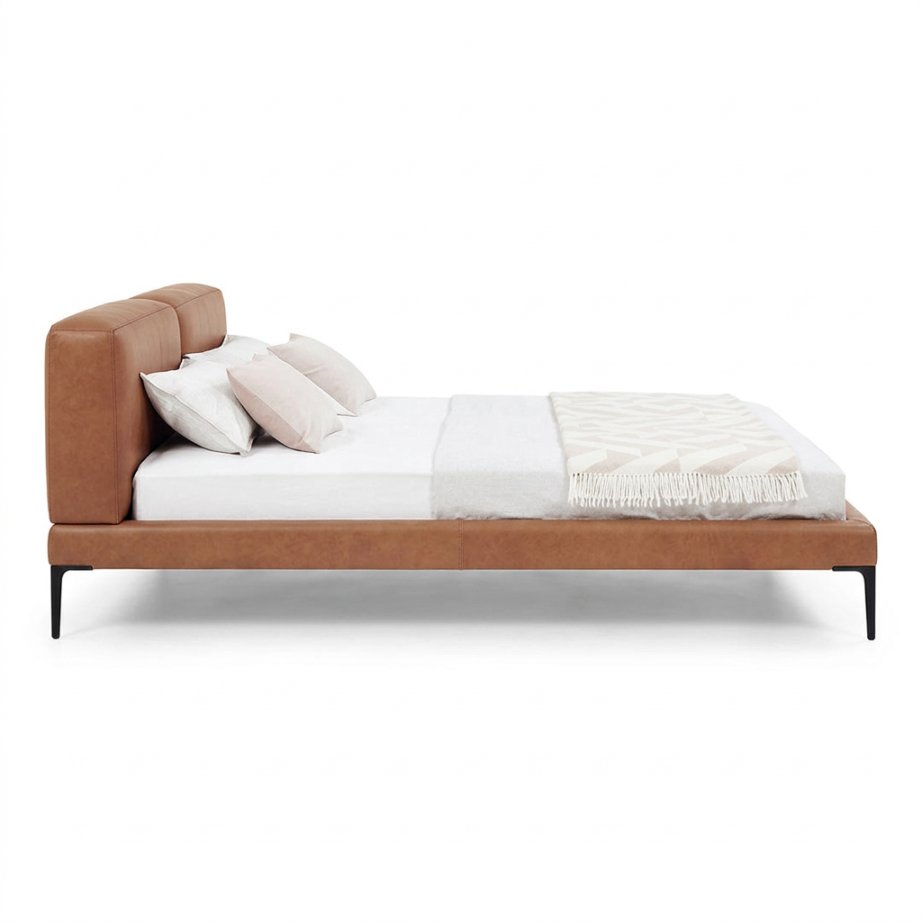 Bed-B123 material and finish detail — Lanott