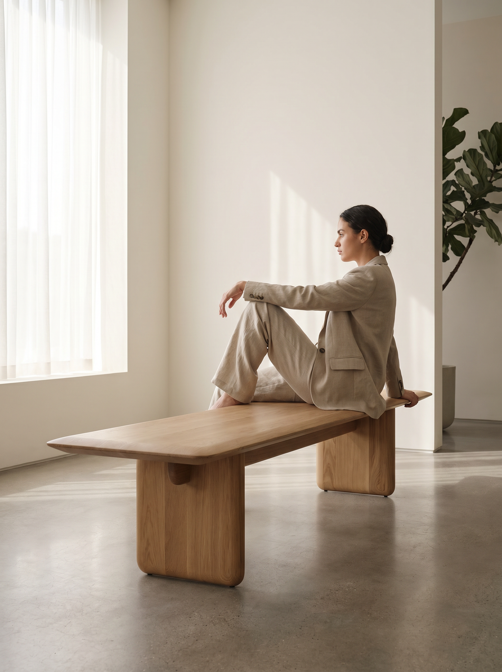 Bench BH107 in a contemporary interior