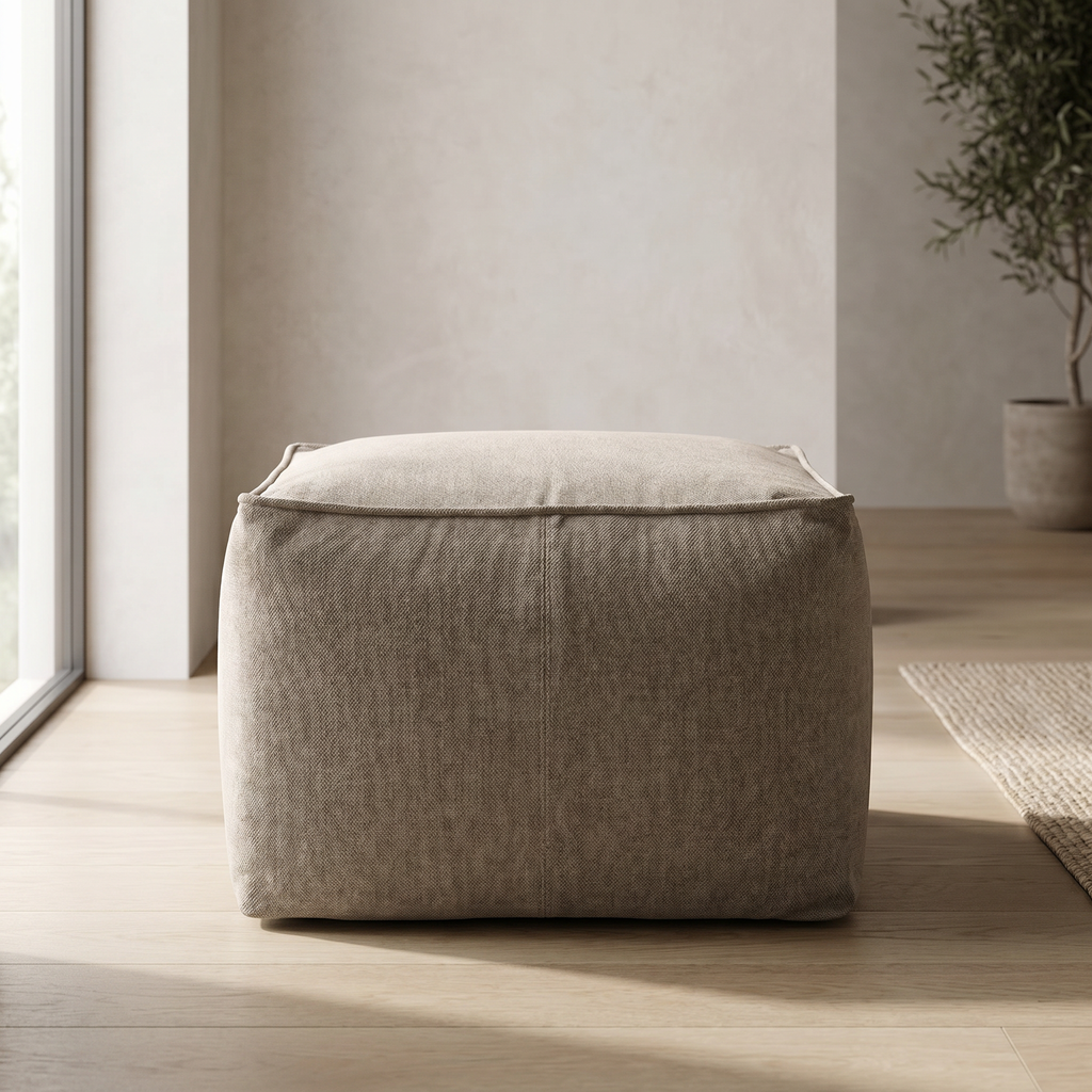 Pouf P103 alternate product view on white background