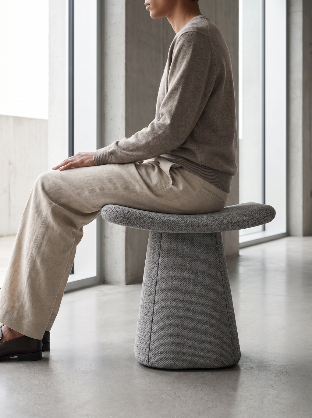 Pouf P106 in a contemporary interior