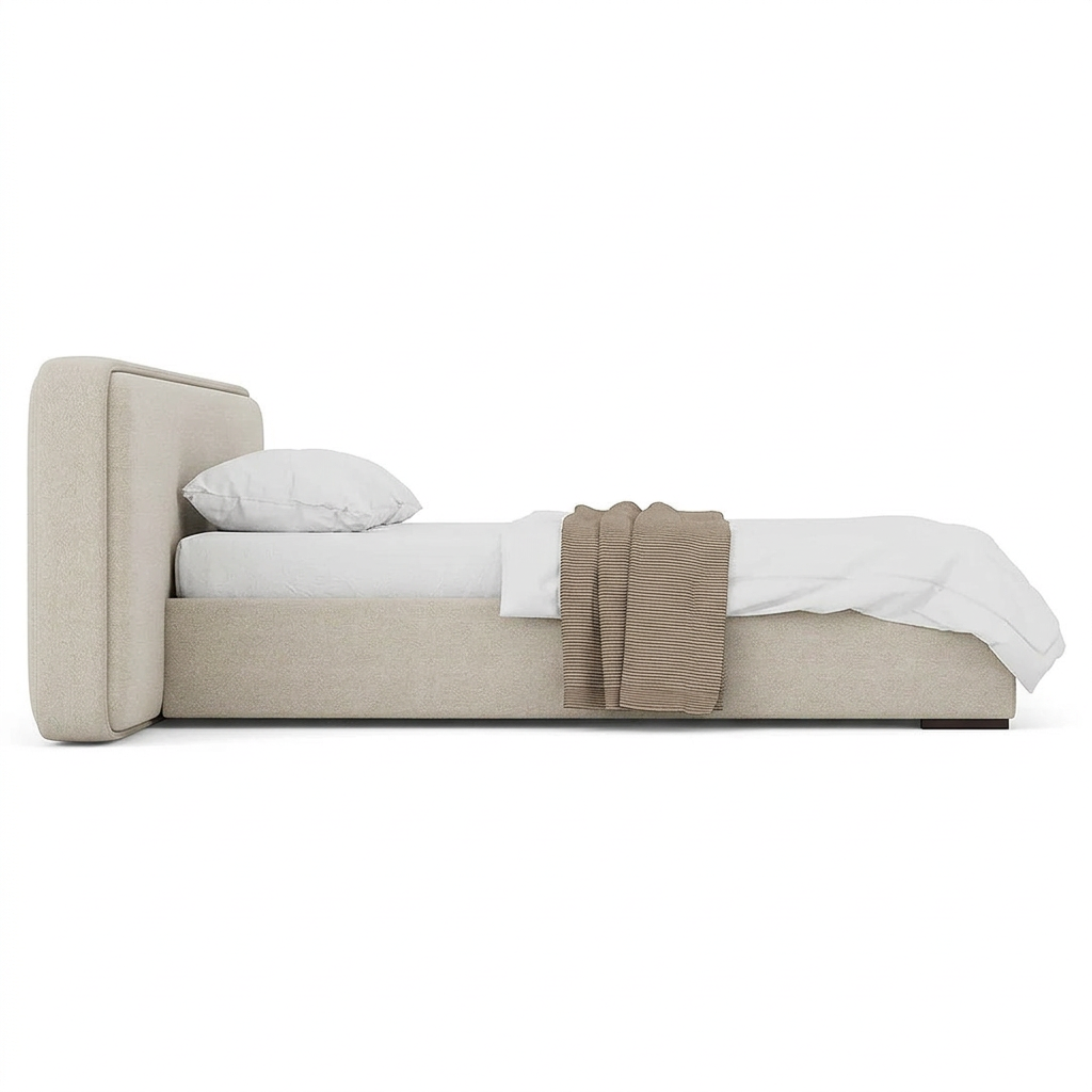 Bed LB105 side view on white background