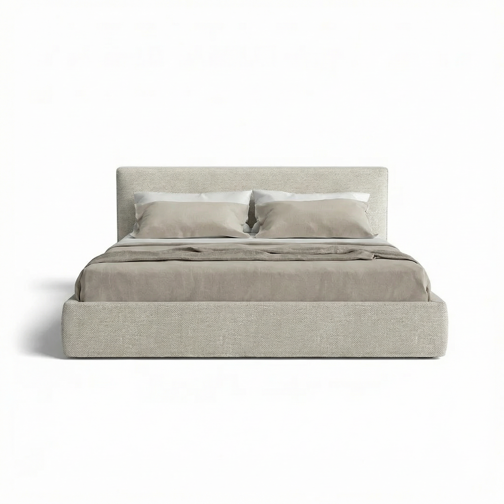 Bed B120 front view on white background