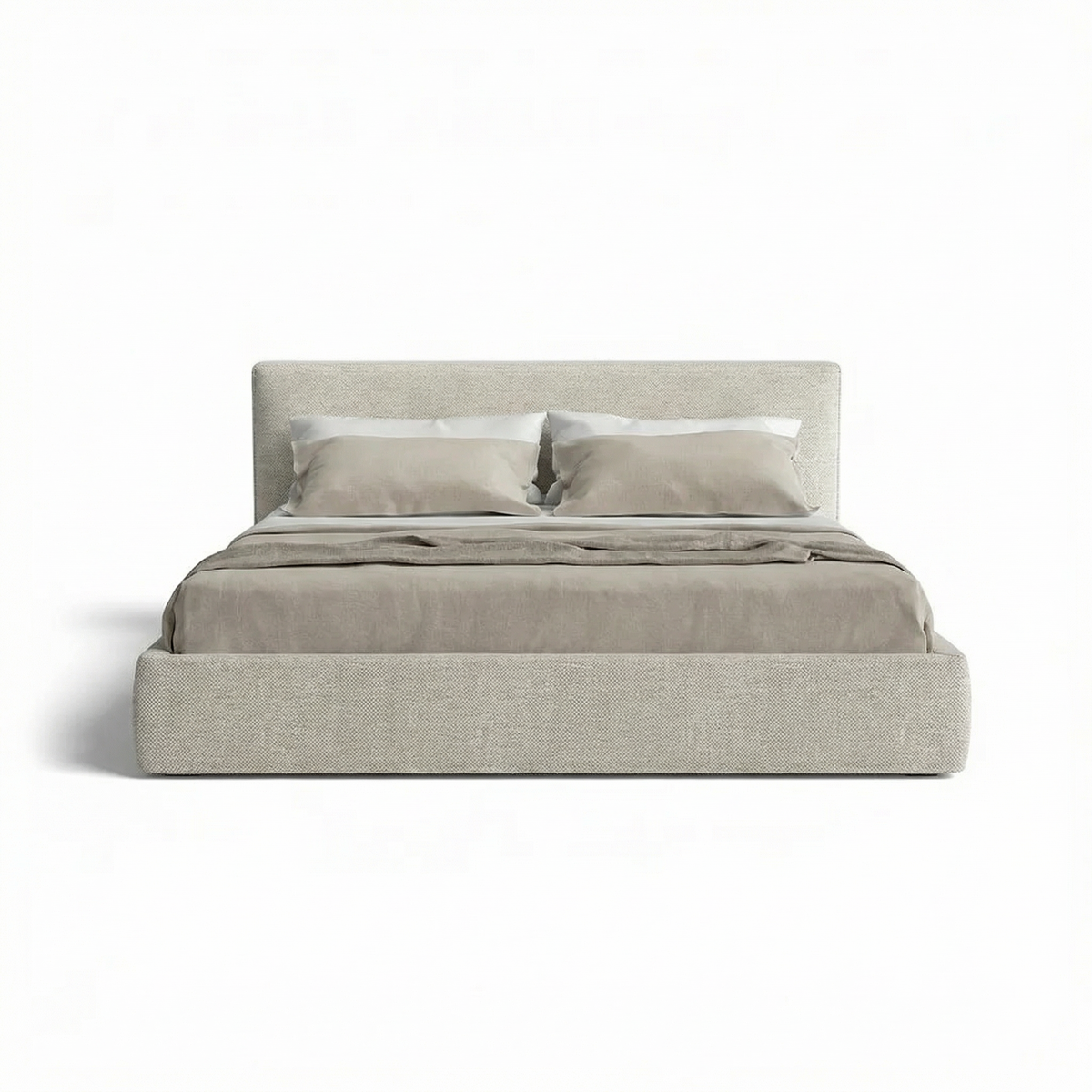 Bed B120 front view on white background