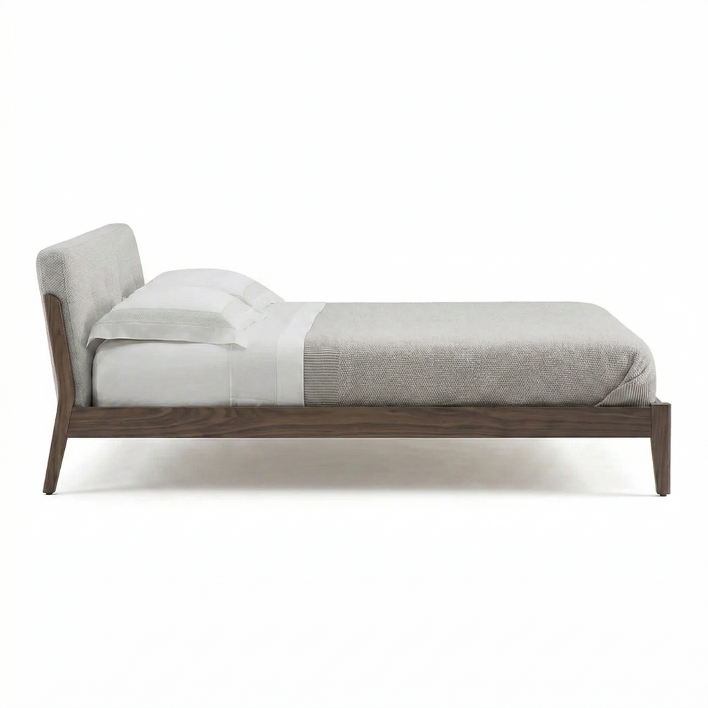 Bed B126 side view on white background