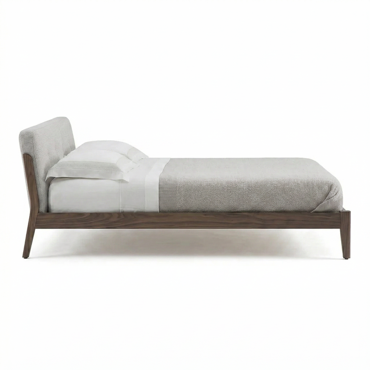 Bed B126 side view on white background
