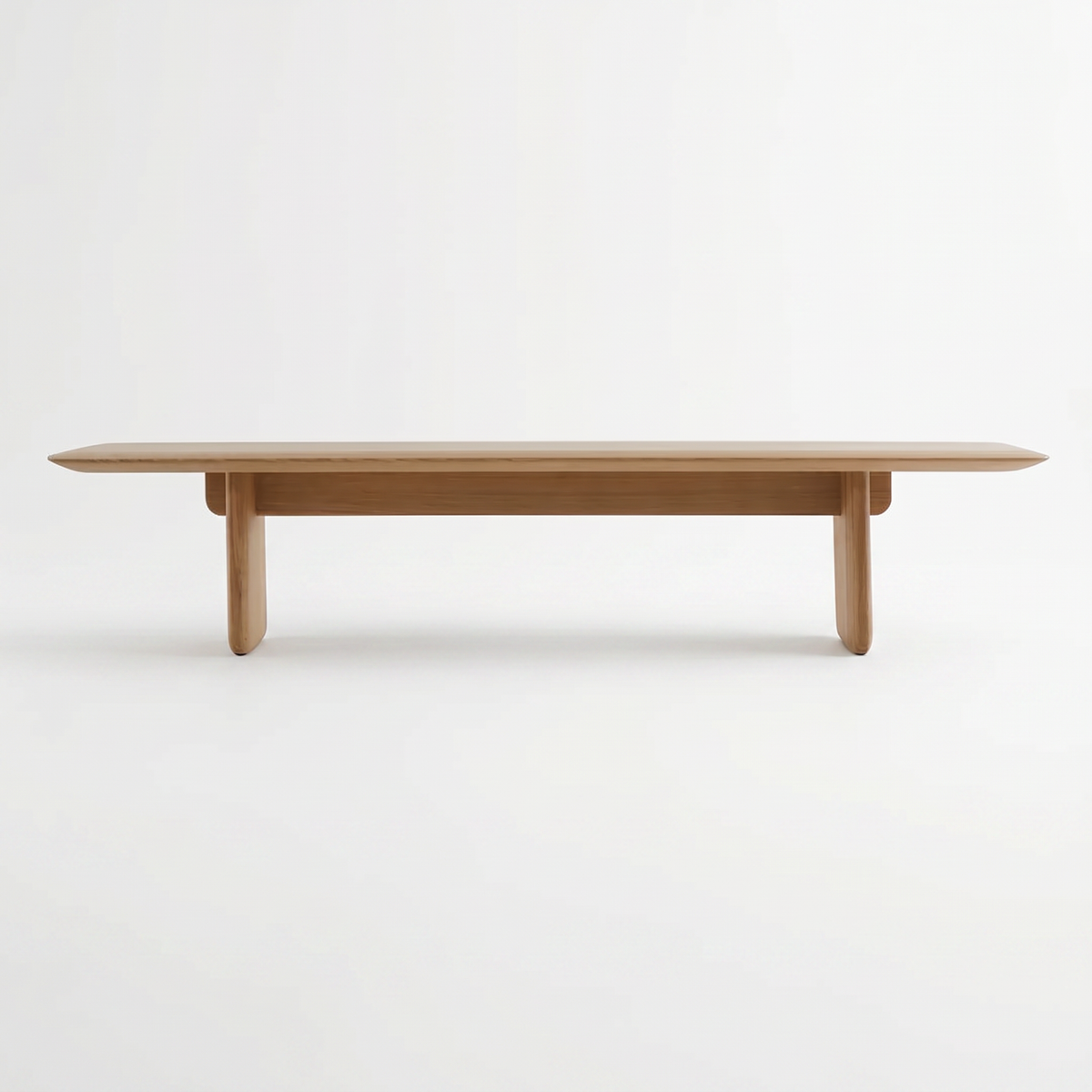 Bench BH107 front view on white background