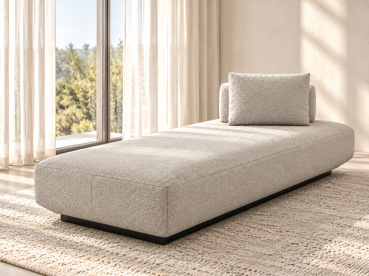 Lanott DB106 upholstered daybed beside a window