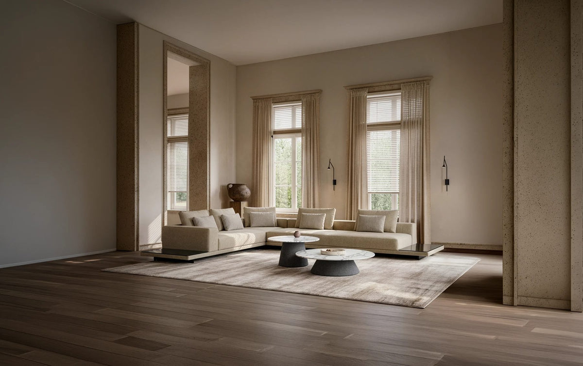 Lanott furniture in a warm contemporary living room