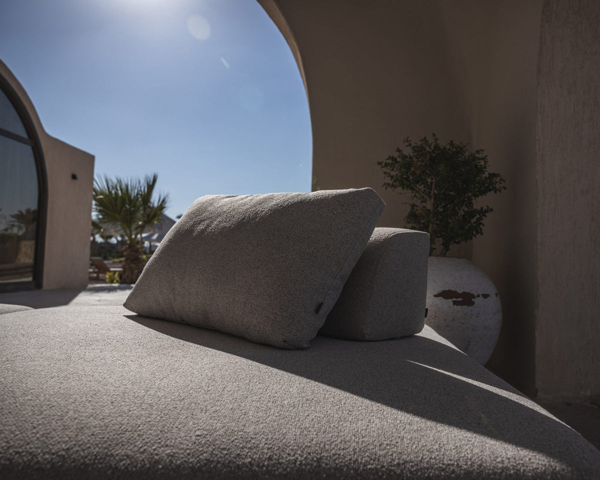 Lanott chaise longue in afternoon light