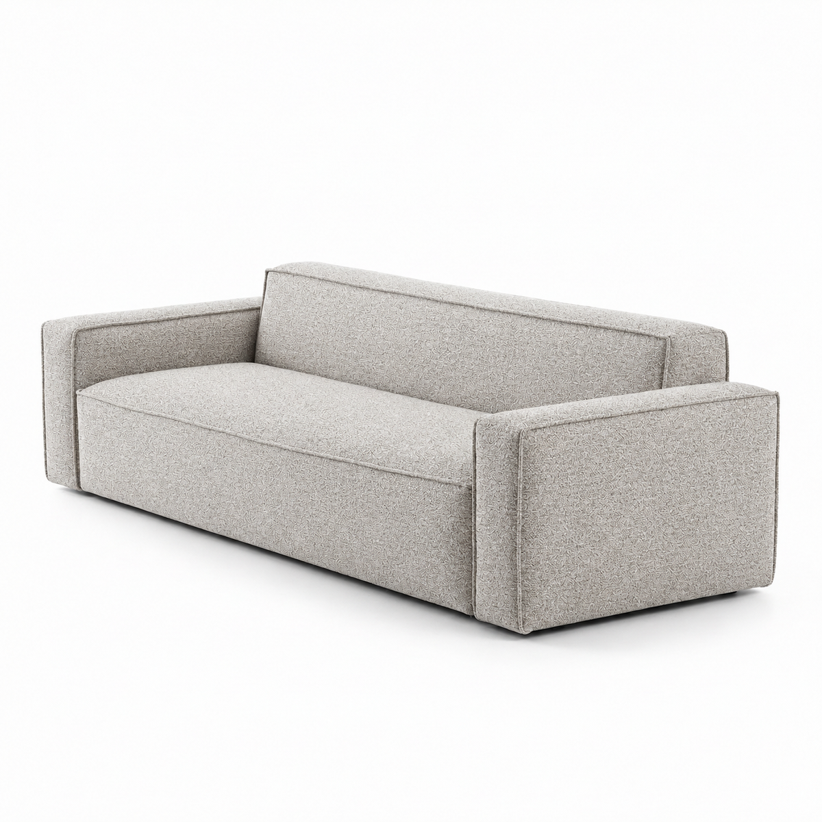Sofa - S107 in Tender-1 — three-quarter view