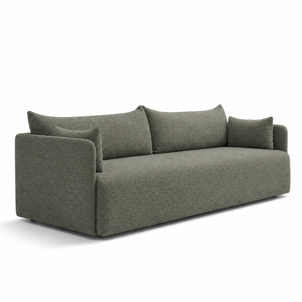 Sofa - S117 in MD-8 — three-quarter view